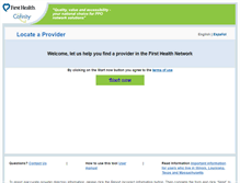 Tablet Screenshot of myfirsthealth.com